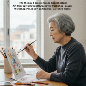 아트 테라피 감정 회복 워크숍